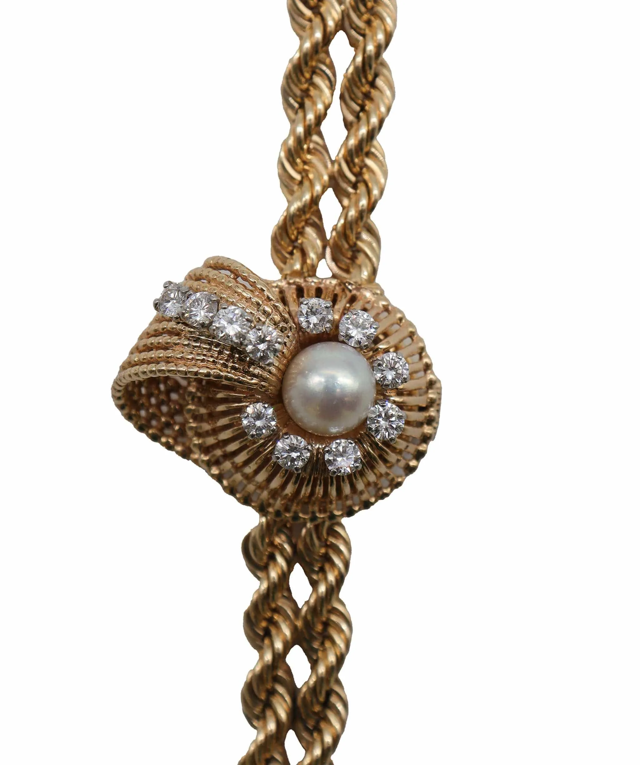 Pearl Diamond Yellow Gold Watch DX0947 DXBS2505