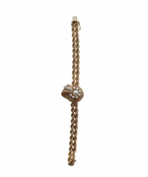 Pearl Diamond Yellow Gold Watch DX0947 DXBS2505