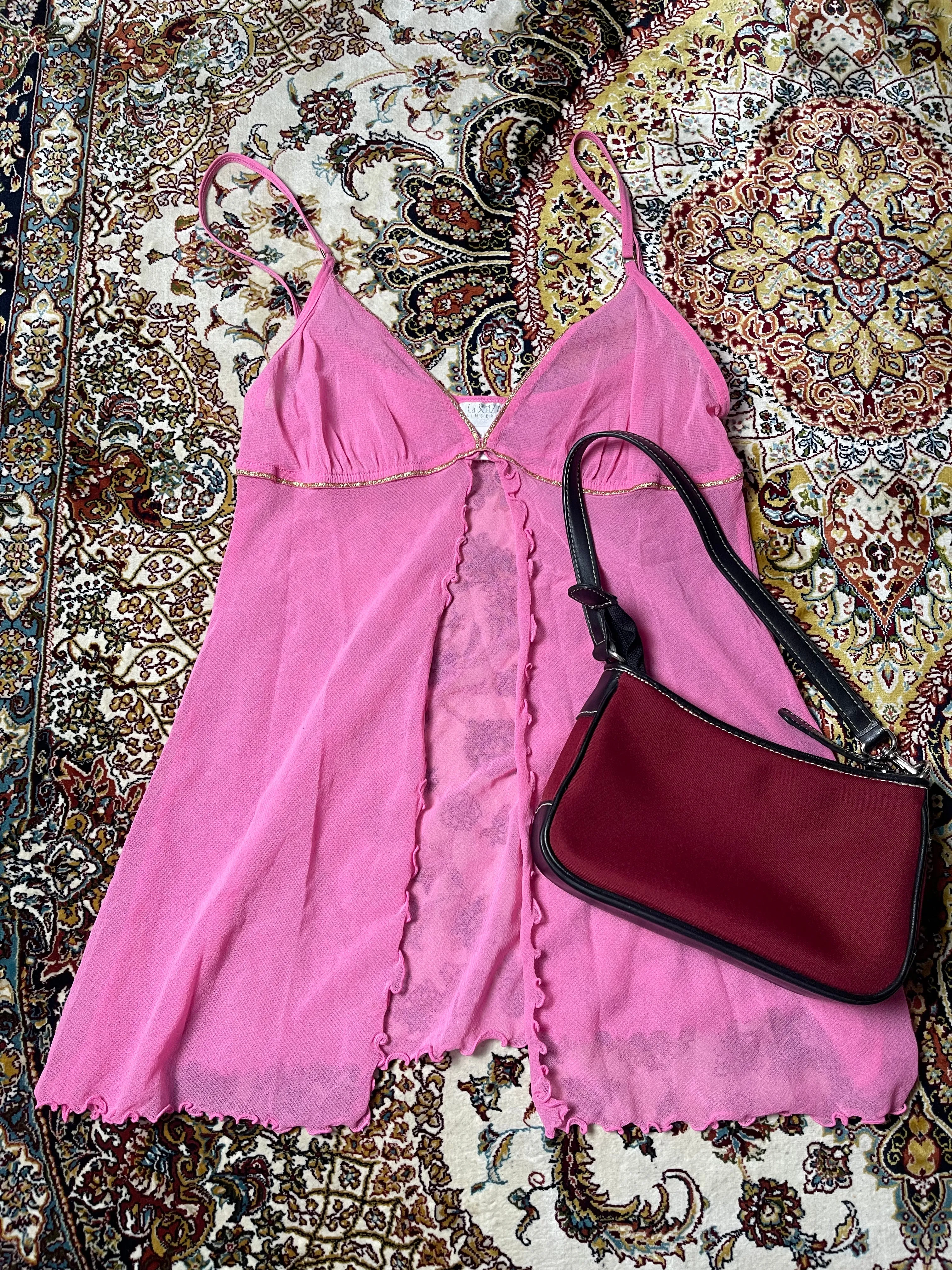 RED NYLON NINE WEST PURSE