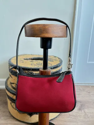 RED NYLON NINE WEST PURSE