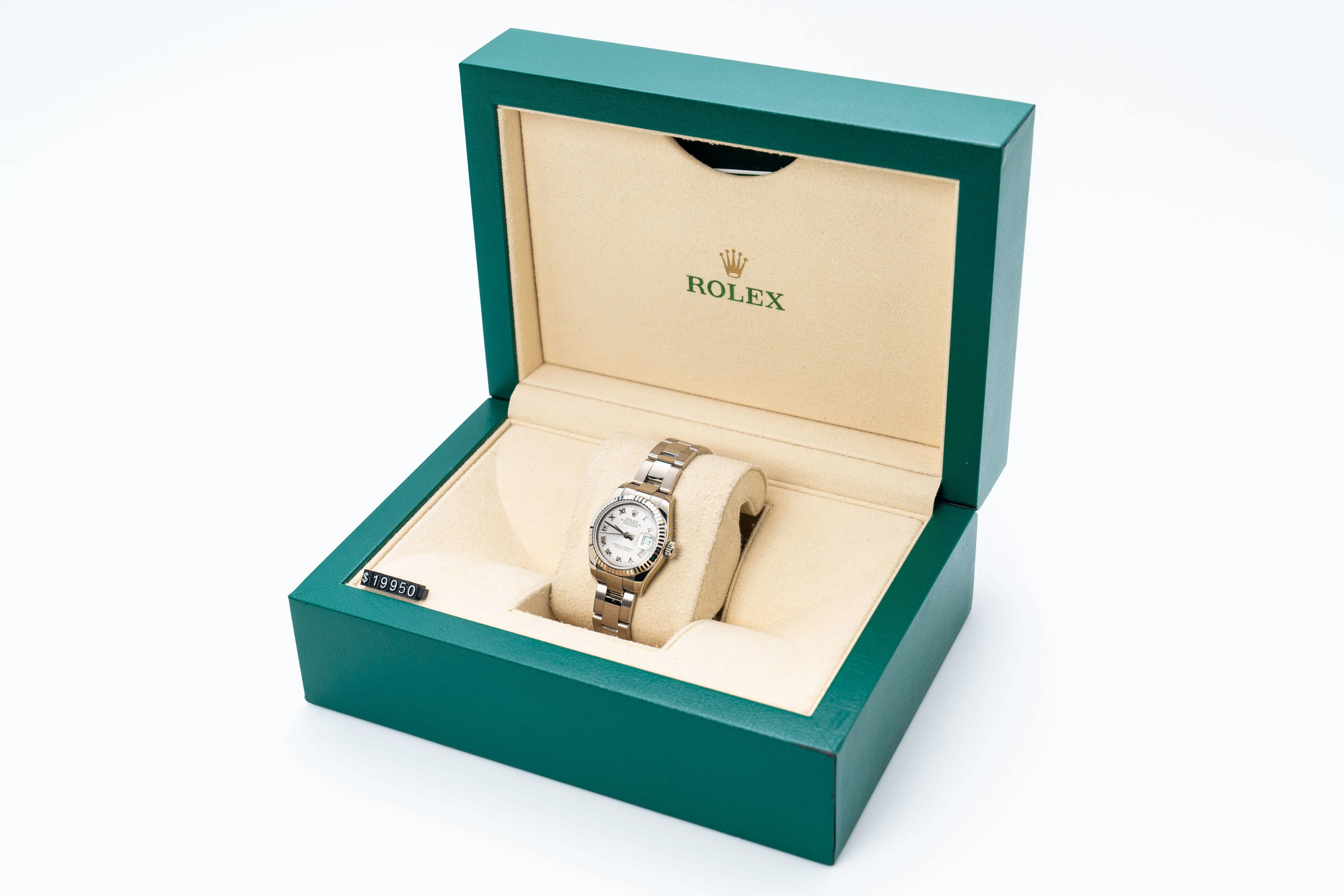 Rolex Datejust 26 White Gold Silver - 179179