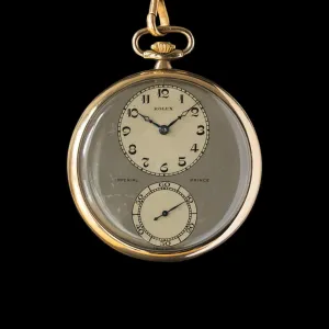 Rolex - Very Rare Imperial Prince Ultraslim Pocketwatch