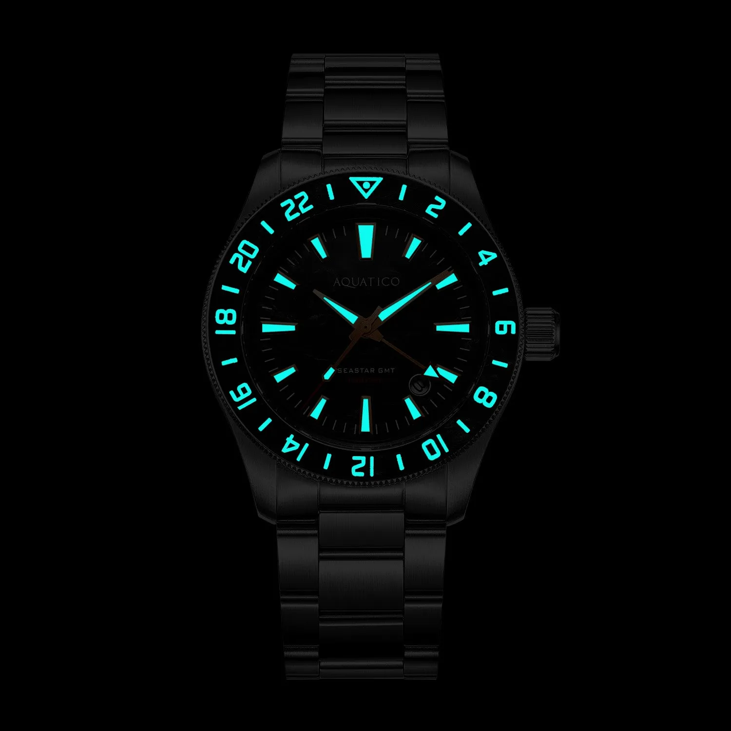 Sea Star GMT Gradient Red Dial Coke Bezel Inlay