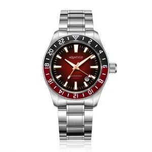 Sea Star GMT Gradient Red Dial Coke Bezel Inlay