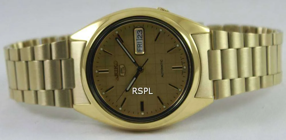 Seiko 5 Automatic Gold Dial SNXL72K1 SNXL72K Men's Watch