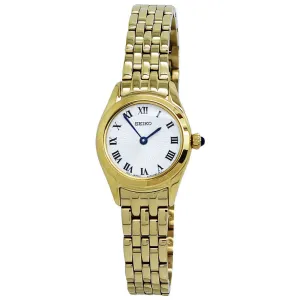 Seiko Classic Quartz White Dial Ladies Watch SWR040