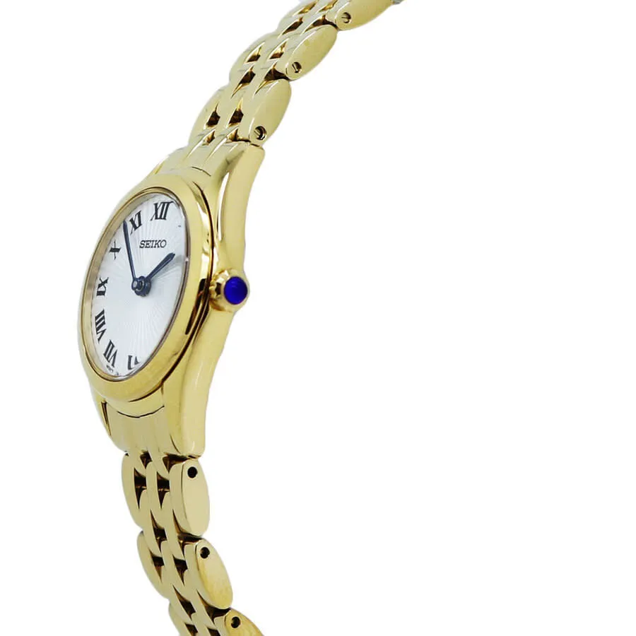 Seiko Classic Quartz White Dial Ladies Watch SWR040