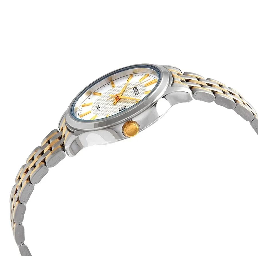 Seiko Neo Classic Quartz White Dial Two-tone Ladies Watch SUR647P1
