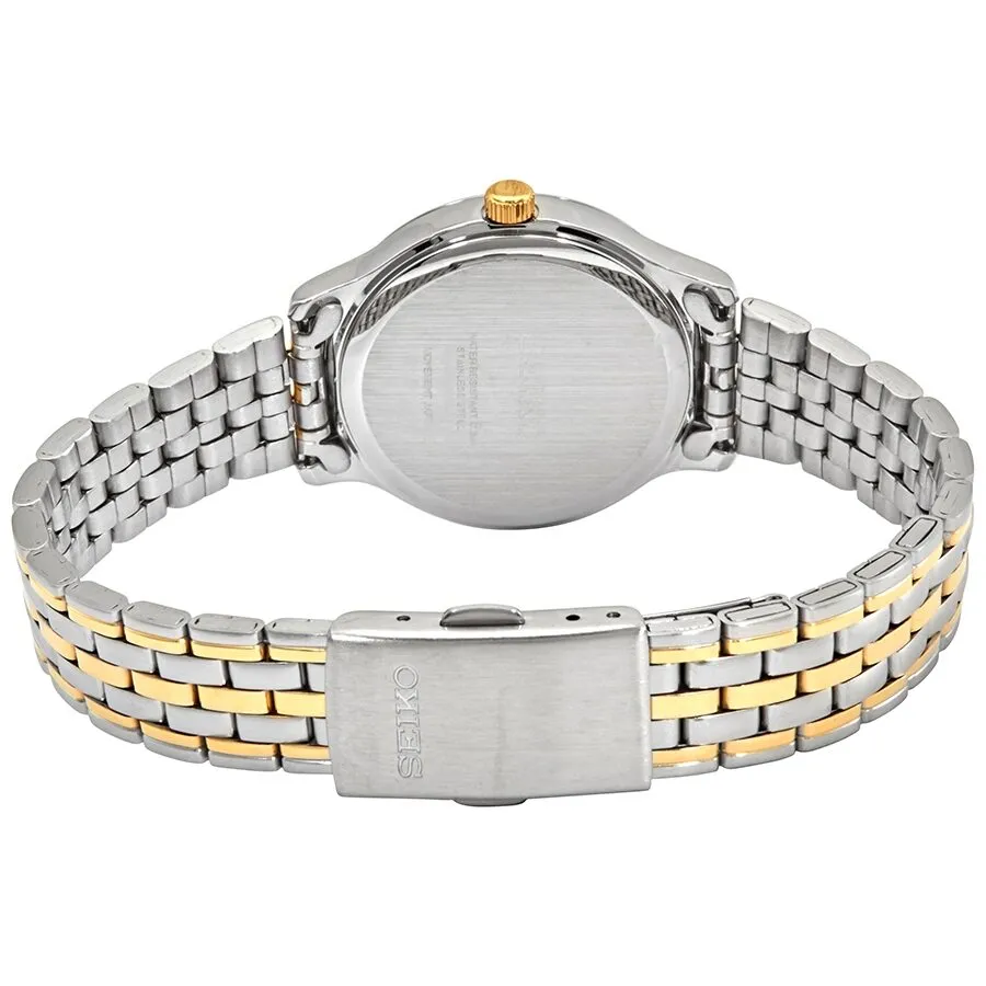 Seiko Neo Classic Quartz White Dial Two-tone Ladies Watch SUR647P1
