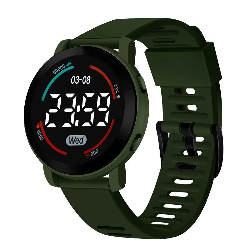 Sidiou Group Wholesale Digital Watch For Boys Girls Kids Electronic LED Wrist Watch Fashion Waterproof Sports Clock Student Child Simple Watches