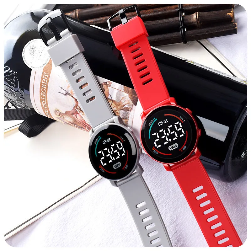 Sidiou Group Wholesale Digital Watch For Boys Girls Kids Electronic LED Wrist Watch Fashion Waterproof Sports Clock Student Child Simple Watches
