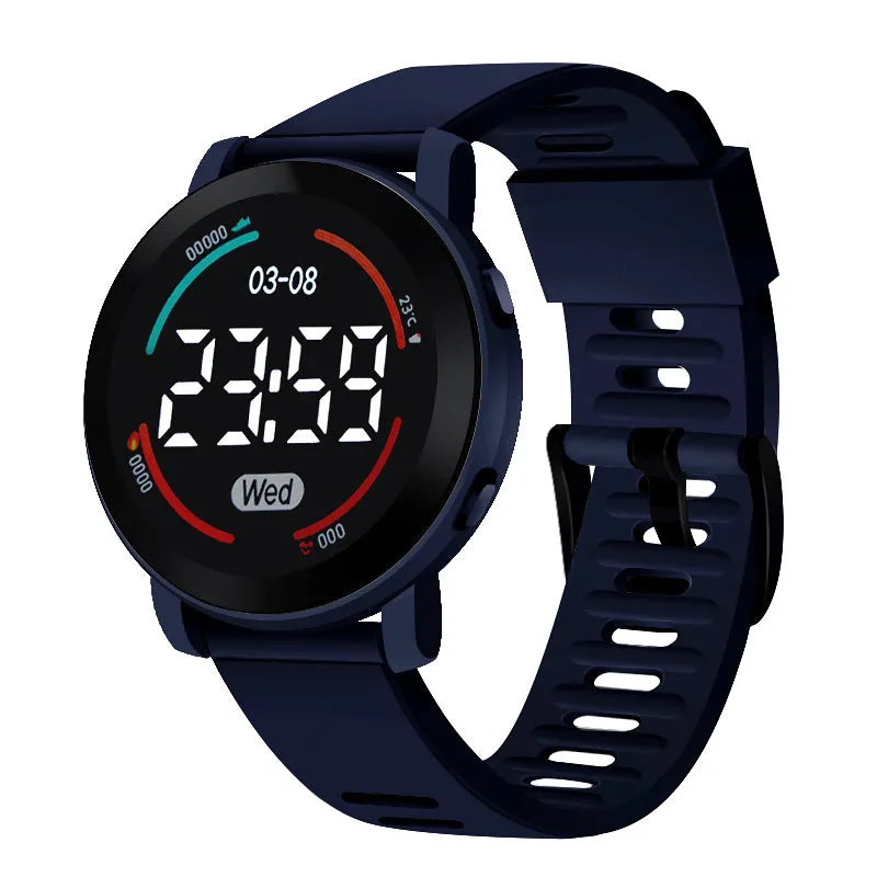 Sidiou Group Wholesale Digital Watch For Boys Girls Kids Electronic LED Wrist Watch Fashion Waterproof Sports Clock Student Child Simple Watches
