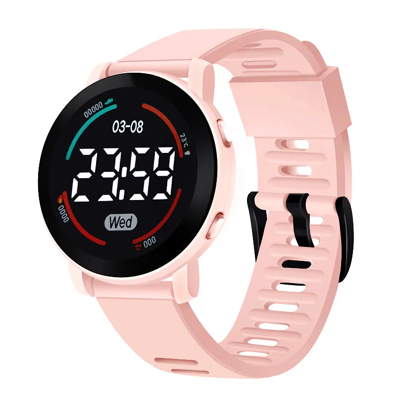 Sidiou Group Wholesale Digital Watch For Boys Girls Kids Electronic LED Wrist Watch Fashion Waterproof Sports Clock Student Child Simple Watches
