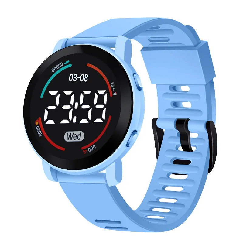 Sidiou Group Wholesale Digital Watch For Boys Girls Kids Electronic LED Wrist Watch Fashion Waterproof Sports Clock Student Child Simple Watches