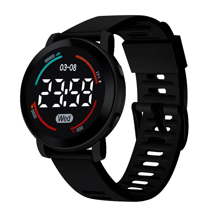 Sidiou Group Wholesale Digital Watch For Boys Girls Kids Electronic LED Wrist Watch Fashion Waterproof Sports Clock Student Child Simple Watches