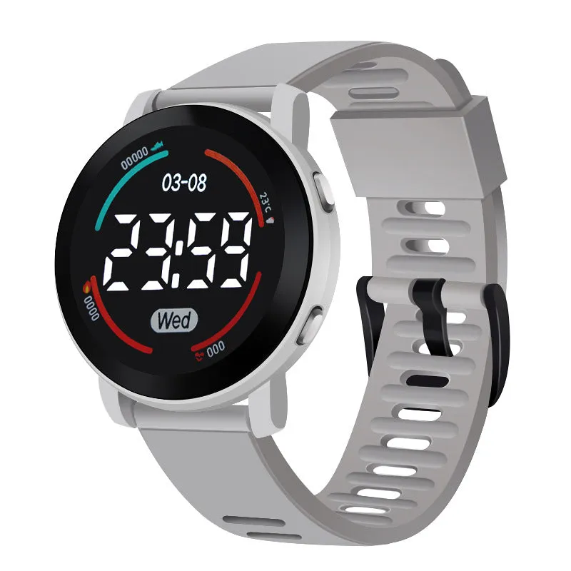 Sidiou Group Wholesale Digital Watch For Boys Girls Kids Electronic LED Wrist Watch Fashion Waterproof Sports Clock Student Child Simple Watches
