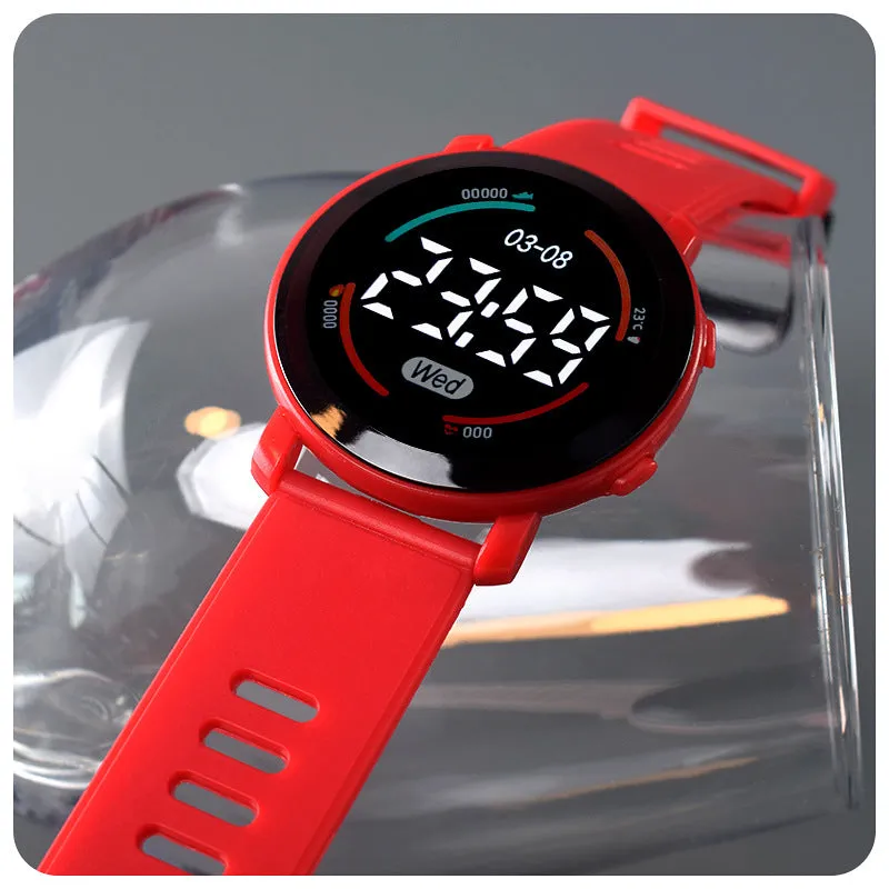 Sidiou Group Wholesale Digital Watch For Boys Girls Kids Electronic LED Wrist Watch Fashion Waterproof Sports Clock Student Child Simple Watches