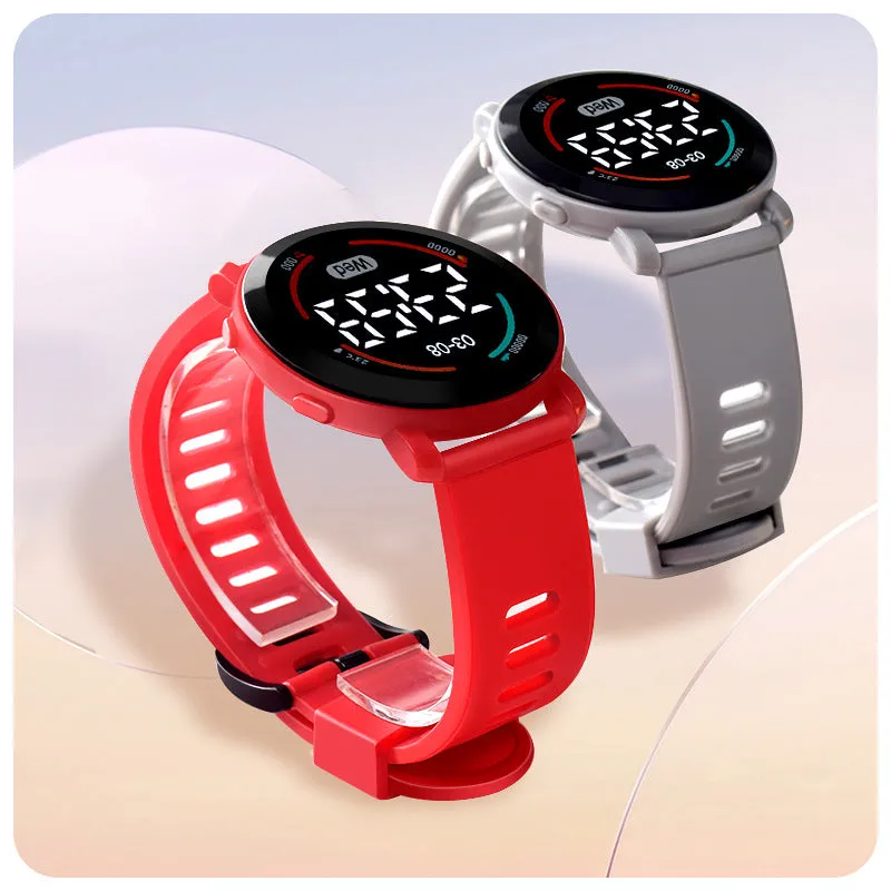 Sidiou Group Wholesale Digital Watch For Boys Girls Kids Electronic LED Wrist Watch Fashion Waterproof Sports Clock Student Child Simple Watches