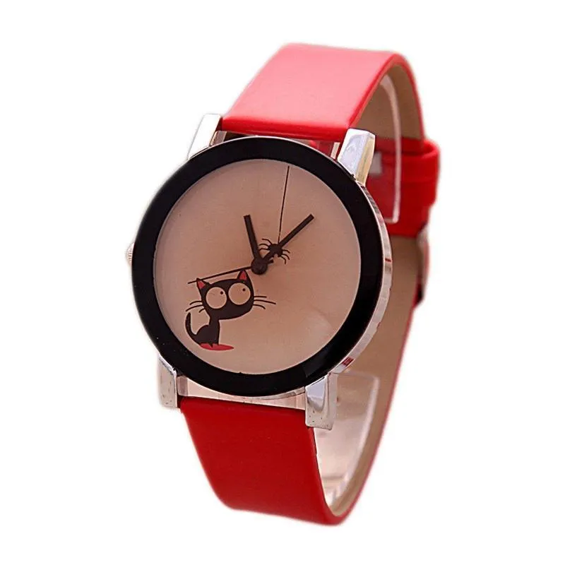 Simple Cute Kitten Watch