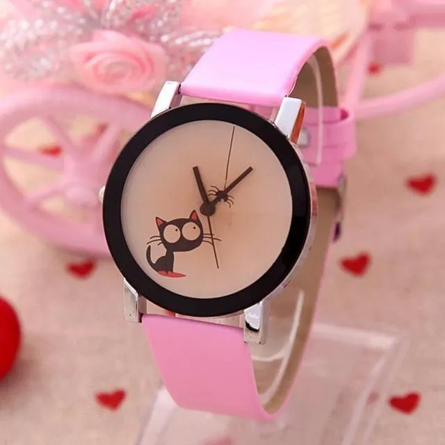 Simple Cute Kitten Watch