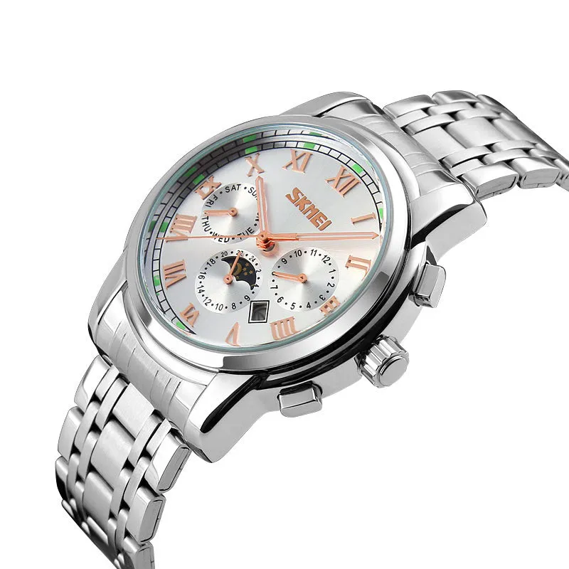 Simple fashion men's retro business watch W2391821