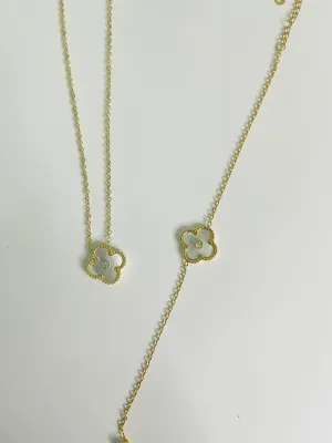 Simple Fashionable Style Long Clavicle Chain Necklace And Bracelet X4584808