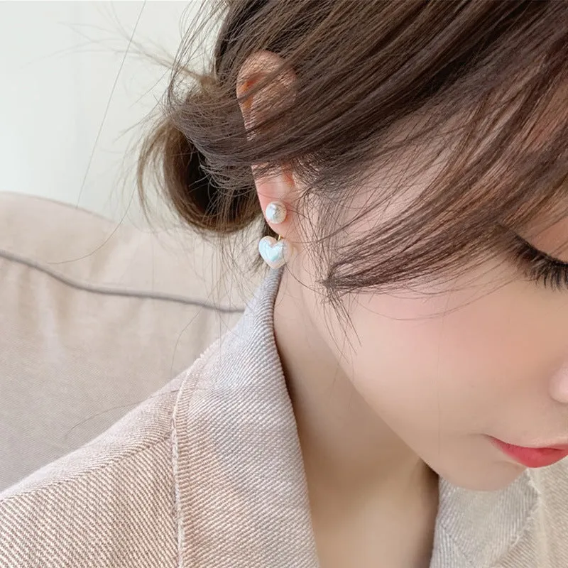 Simple Love Pearl Stud Earrings