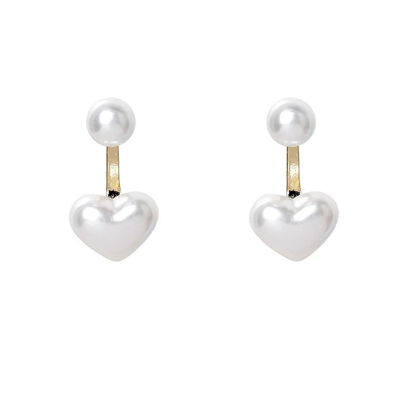 Simple Love Pearl Stud Earrings