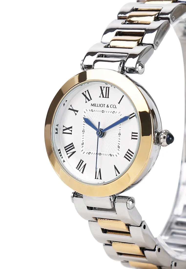 Skye Rose Gold Analog Watch (Gold)
