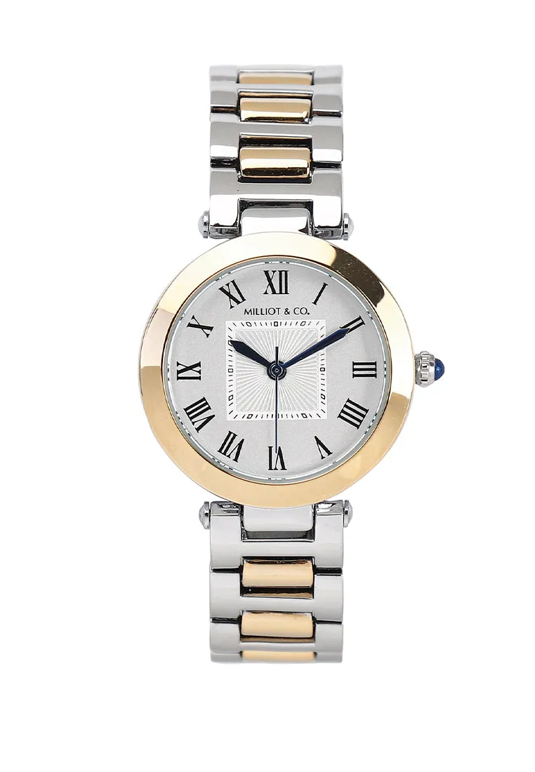 Skye Rose Gold Analog Watch (Gold)