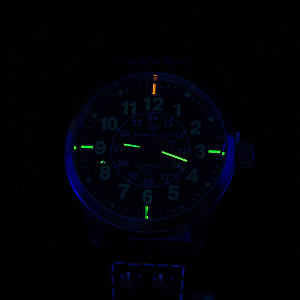 Smith & Wesson Mumbai Lamplighter Watch with Tritium