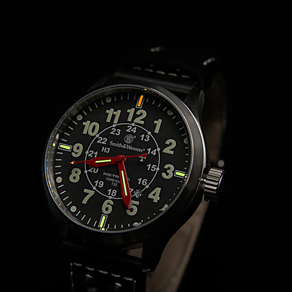 Smith & Wesson Mumbai Lamplighter Watch with Tritium