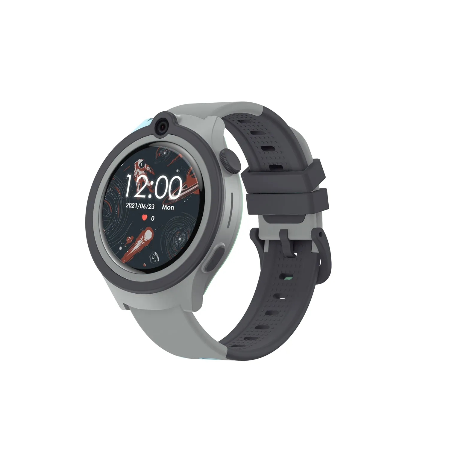 Spiky Cacus 4g Video & Voice Calling Smartwatch with GPS  - Purple