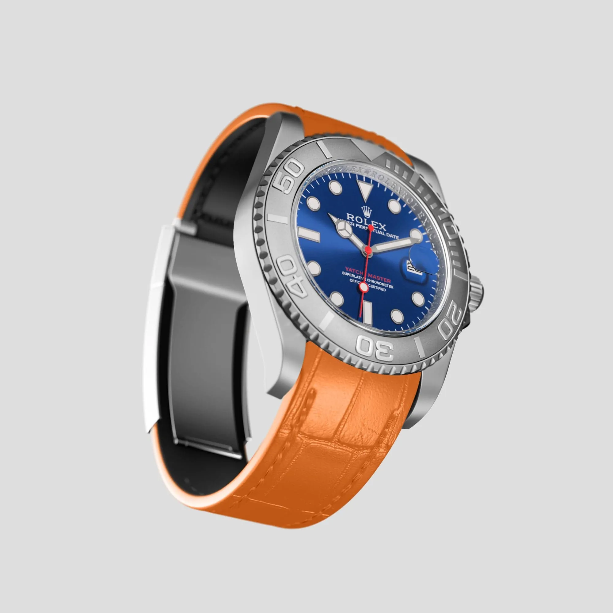 Sport Band For Rolex Yacht-Master 44mm In Alligator