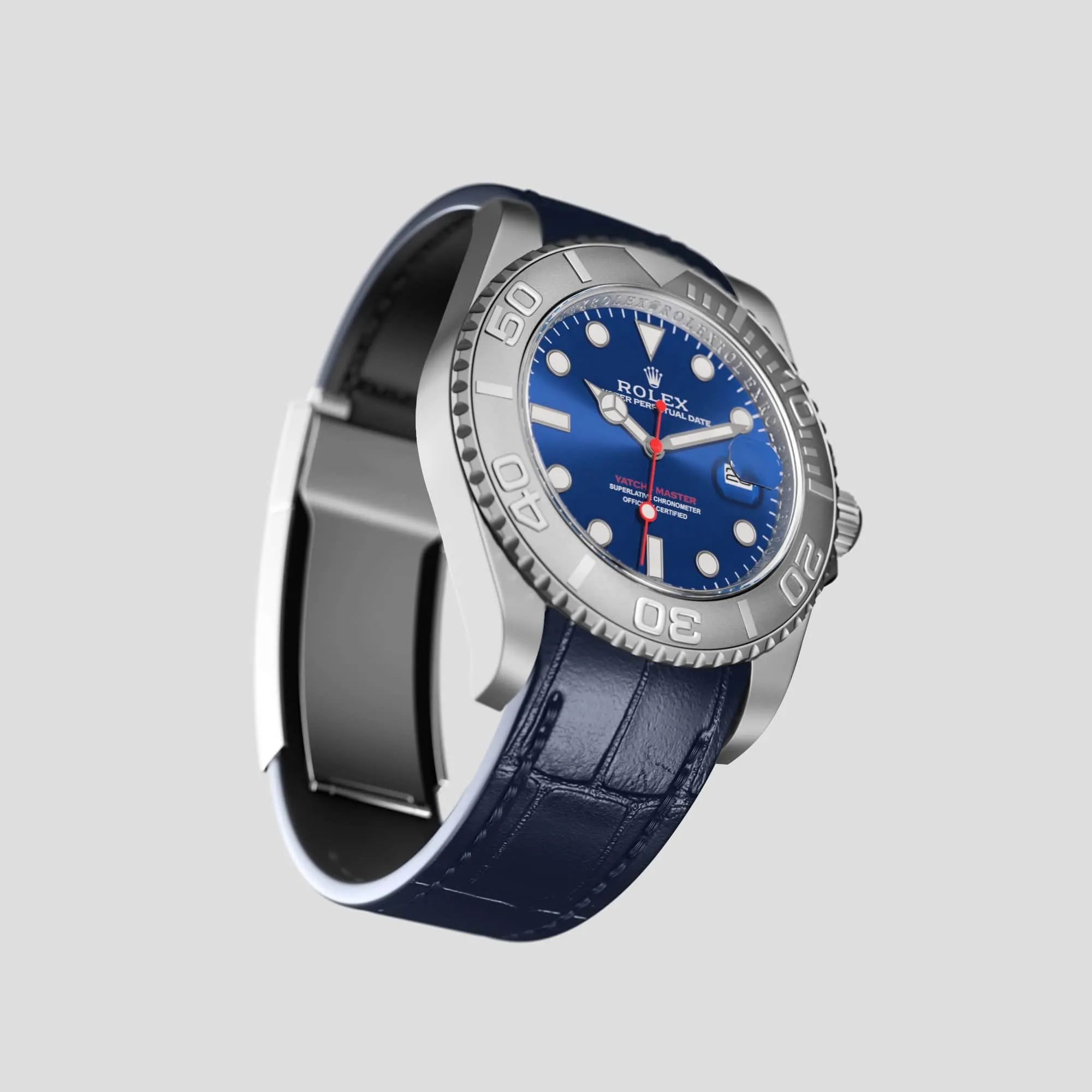Sport Band For Rolex Yacht-Master 44mm In Alligator