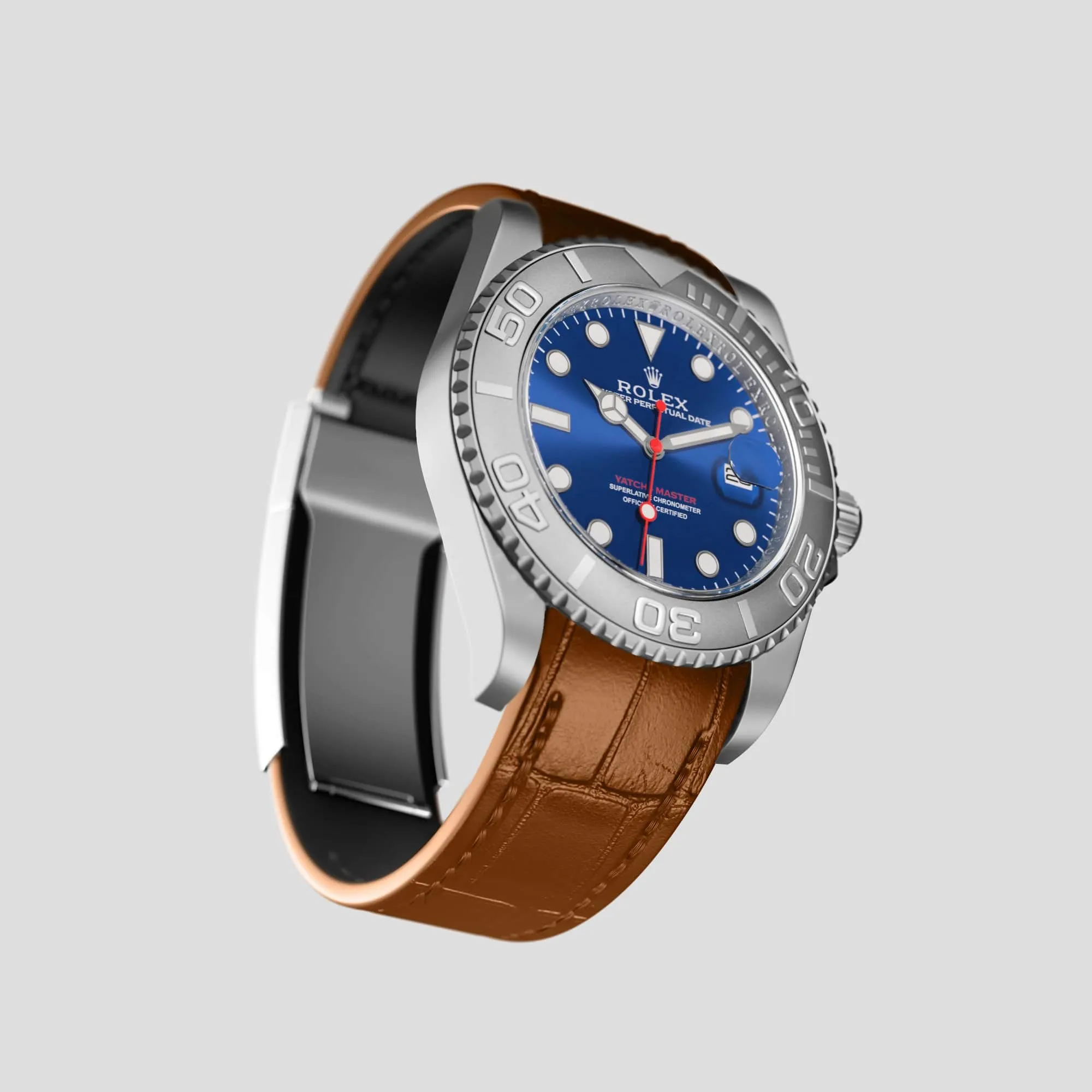 Sport Band For Rolex Yacht-Master 44mm In Alligator