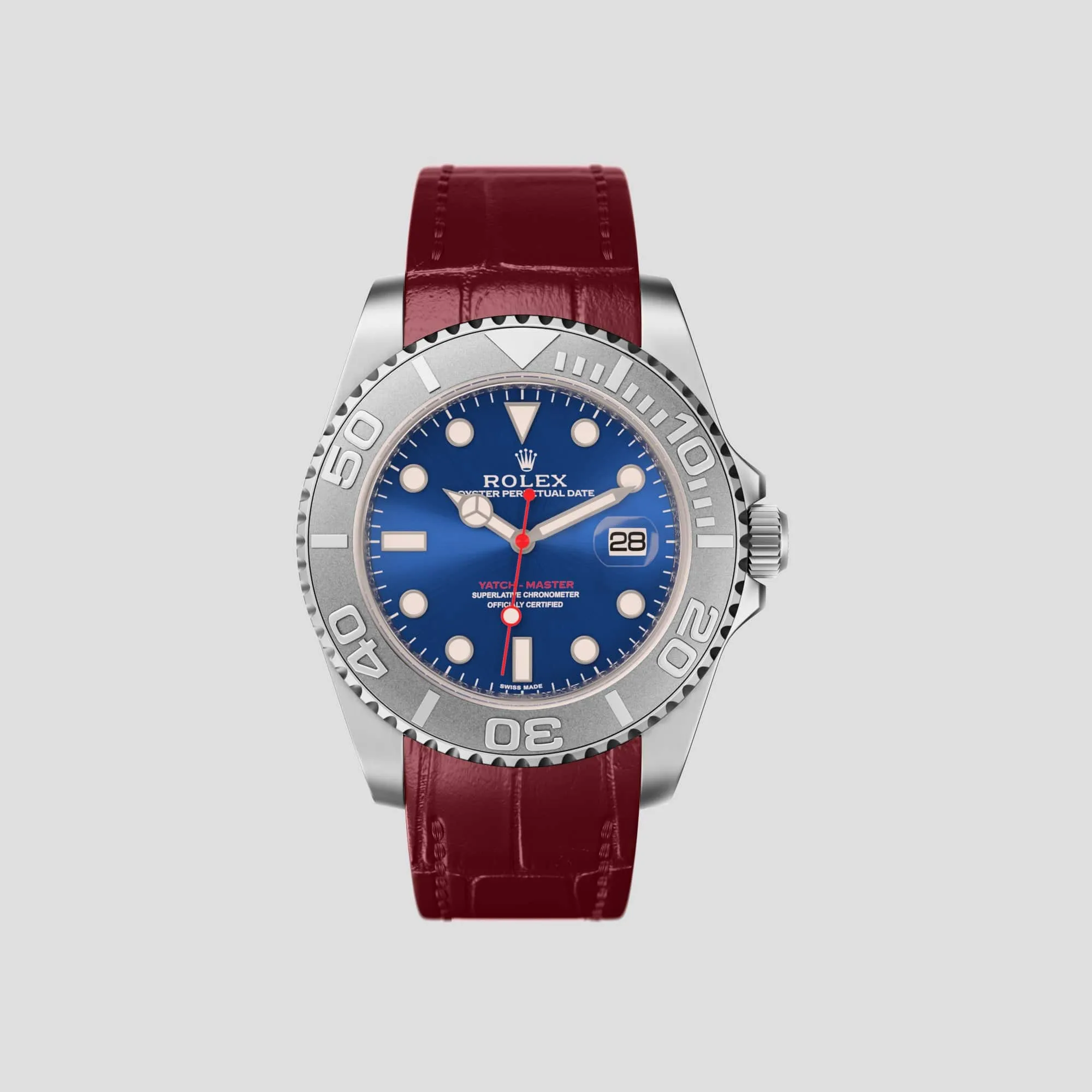 Sport Band For Rolex Yacht-Master 44mm In Alligator
