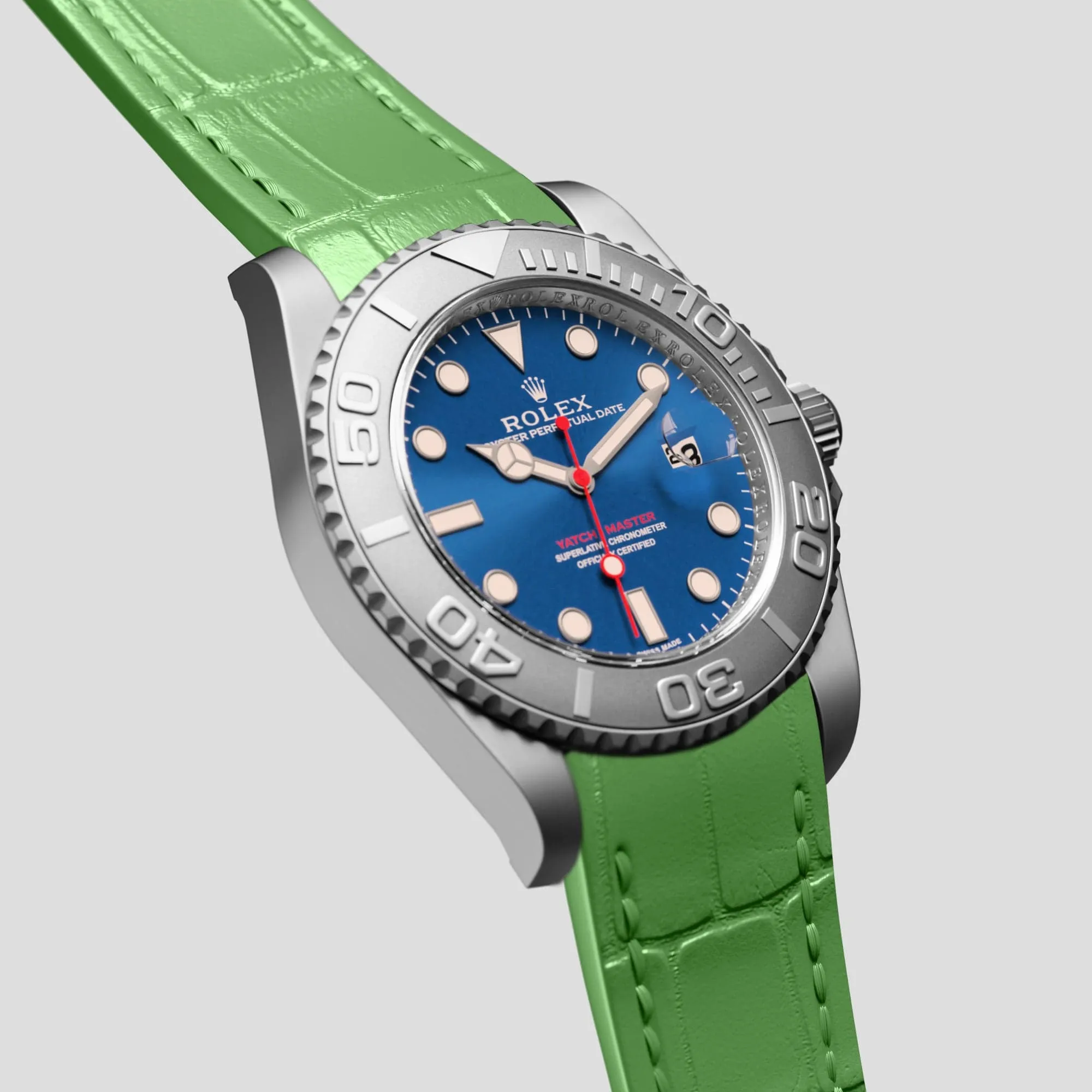 Sport Band For Rolex Yacht-Master 44mm In Alligator