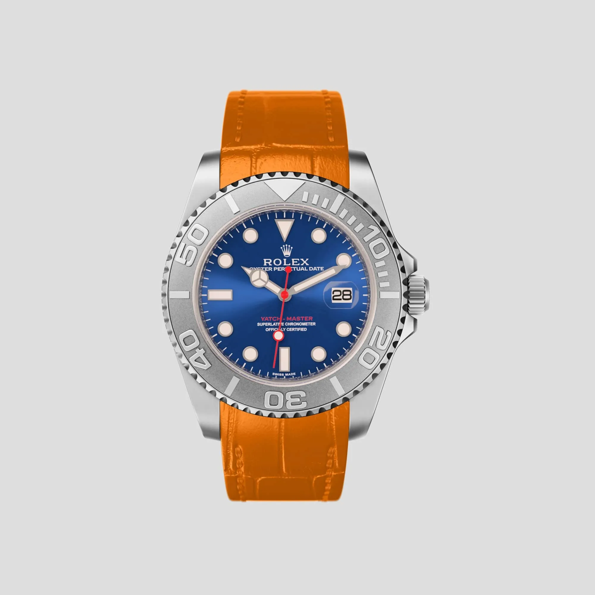 Sport Band For Rolex Yacht-Master 44mm In Alligator