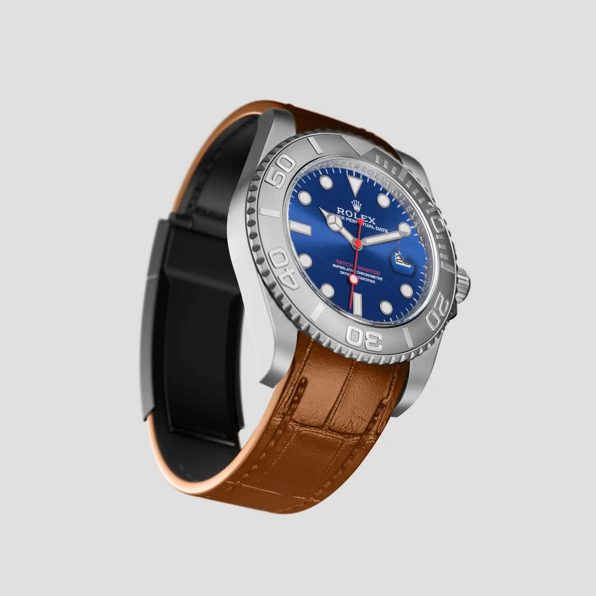 Sport Band For Rolex Yacht-Master 44mm In Alligator