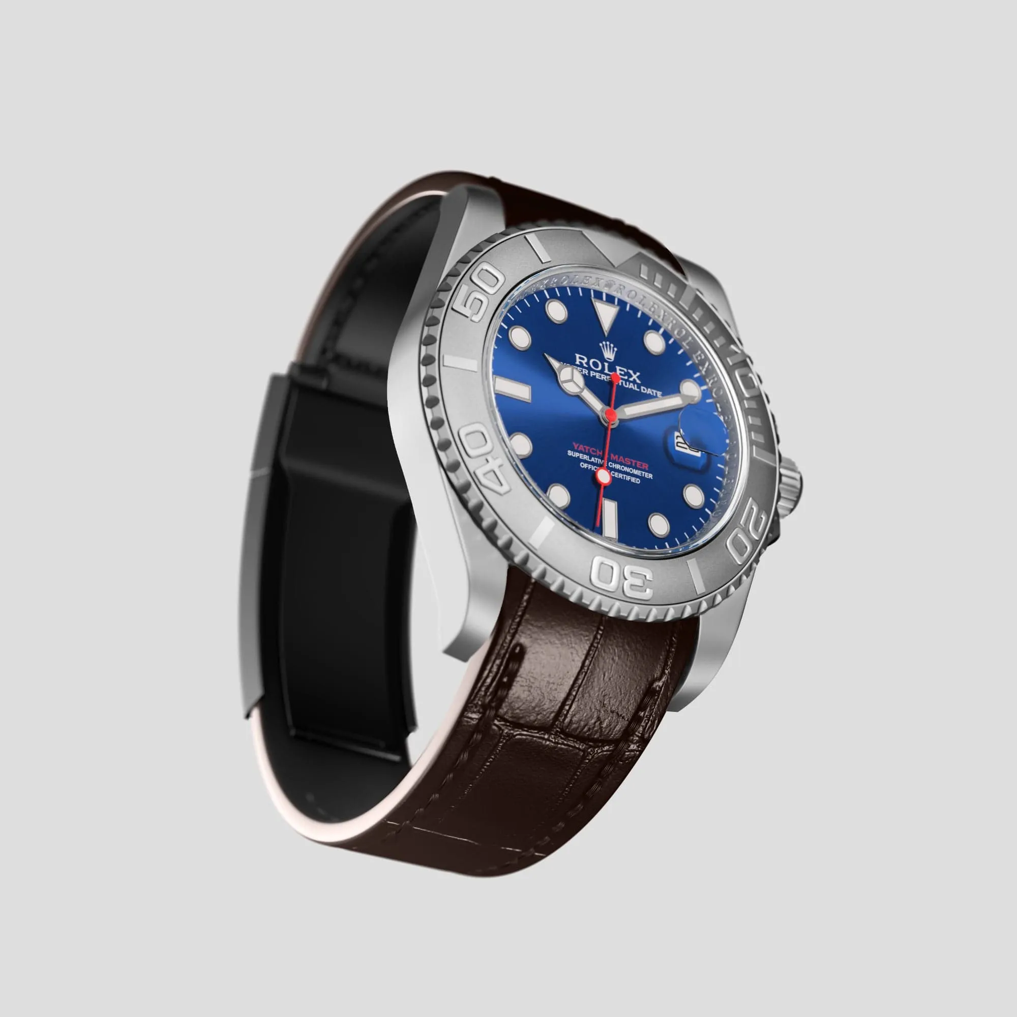 Sport Band For Rolex Yacht-Master 44mm In Alligator