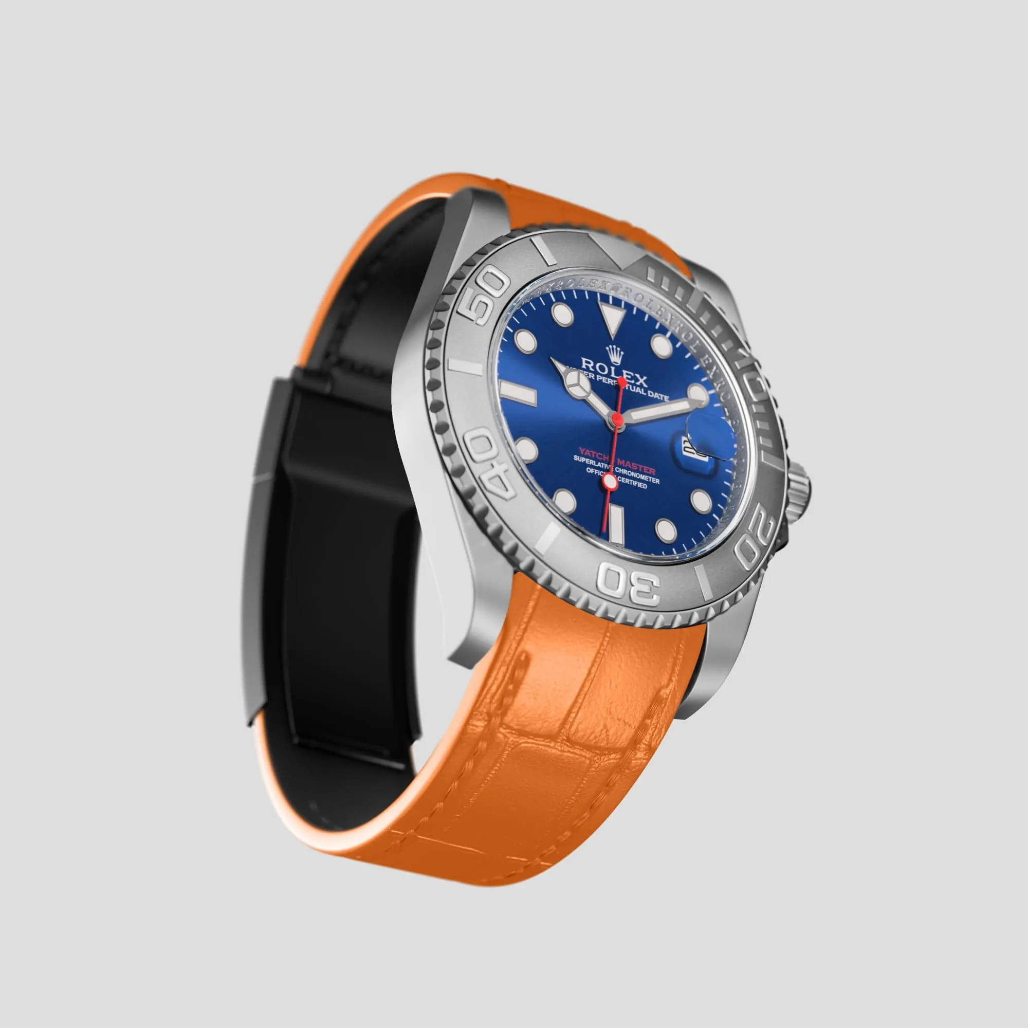 Sport Band For Rolex Yacht-Master 44mm In Alligator
