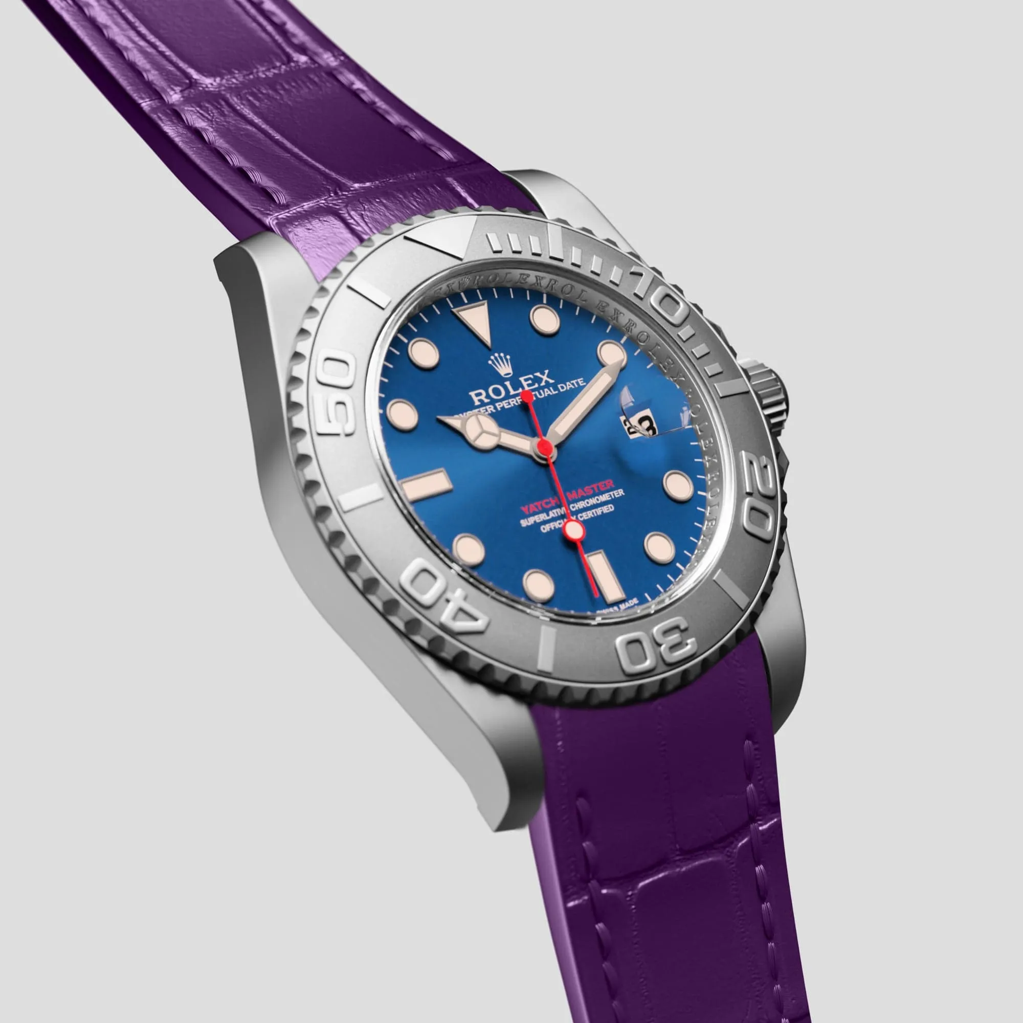 Sport Band For Rolex Yacht-Master 44mm In Alligator
