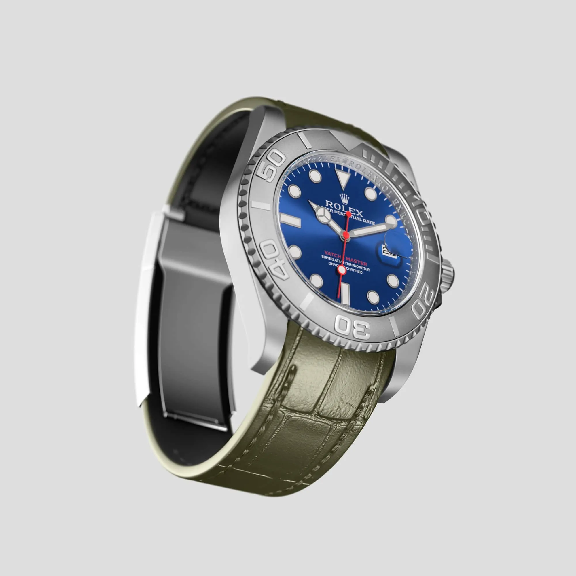 Sport Band For Rolex Yacht-Master 44mm In Alligator