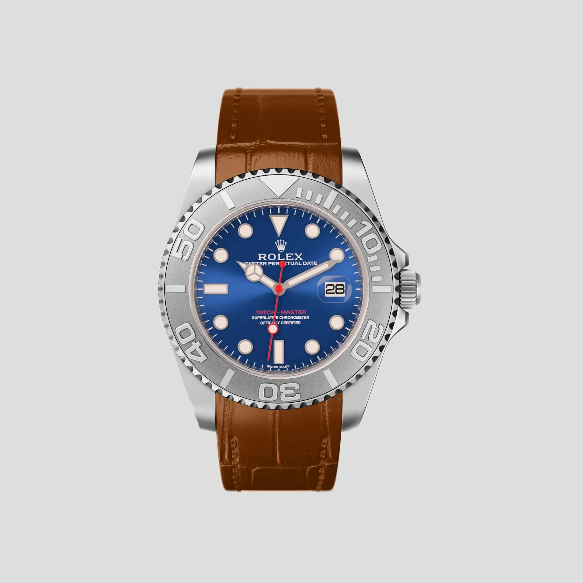 Sport Band For Rolex Yacht-Master 44mm In Alligator
