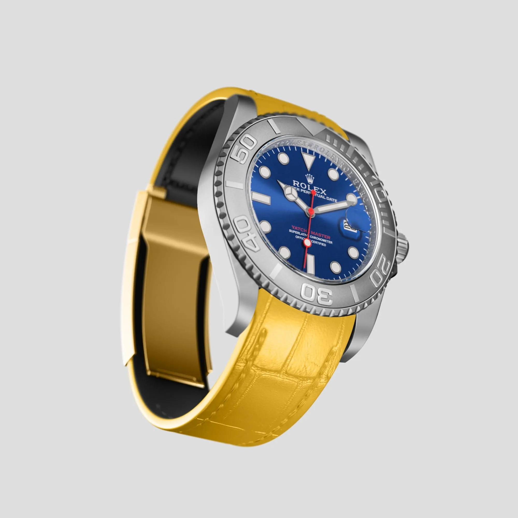 Sport Band For Rolex Yacht-Master 44mm In Alligator