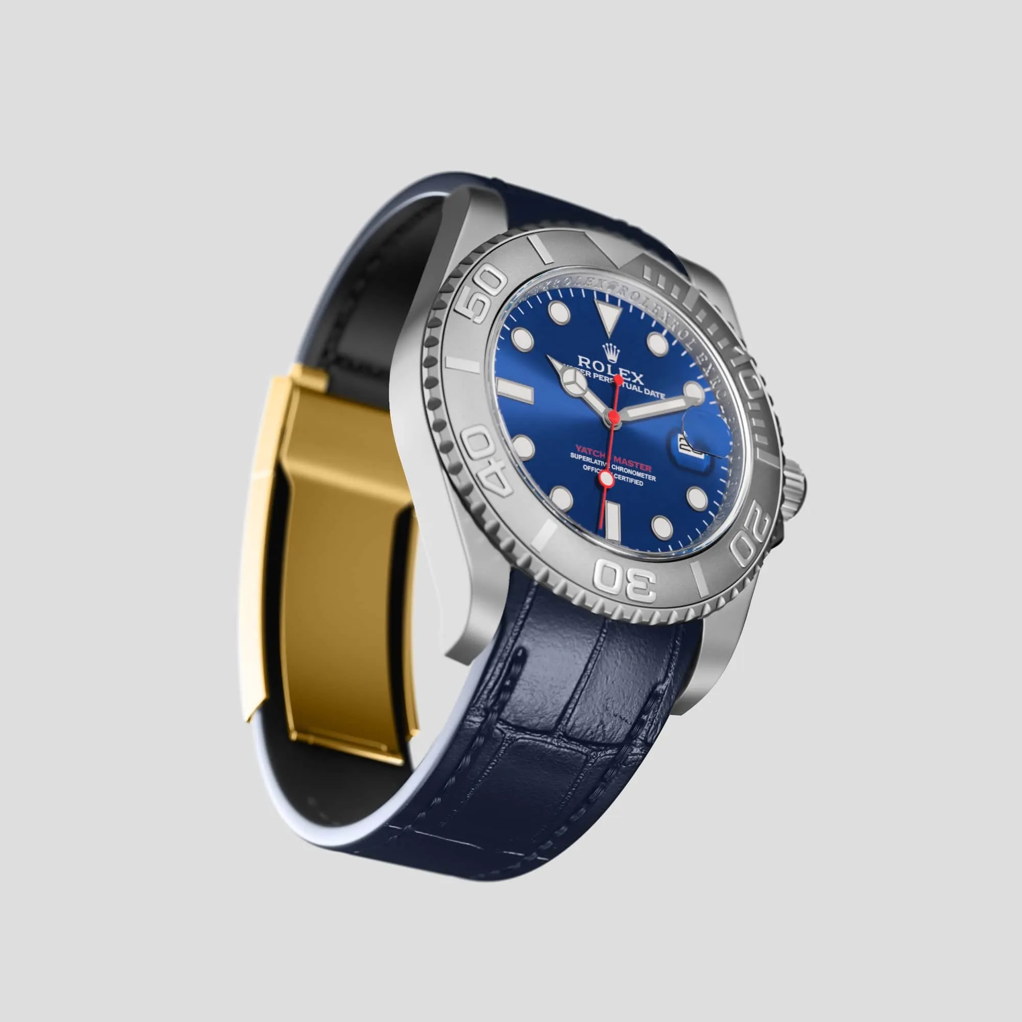 Sport Band For Rolex Yacht-Master 44mm In Alligator