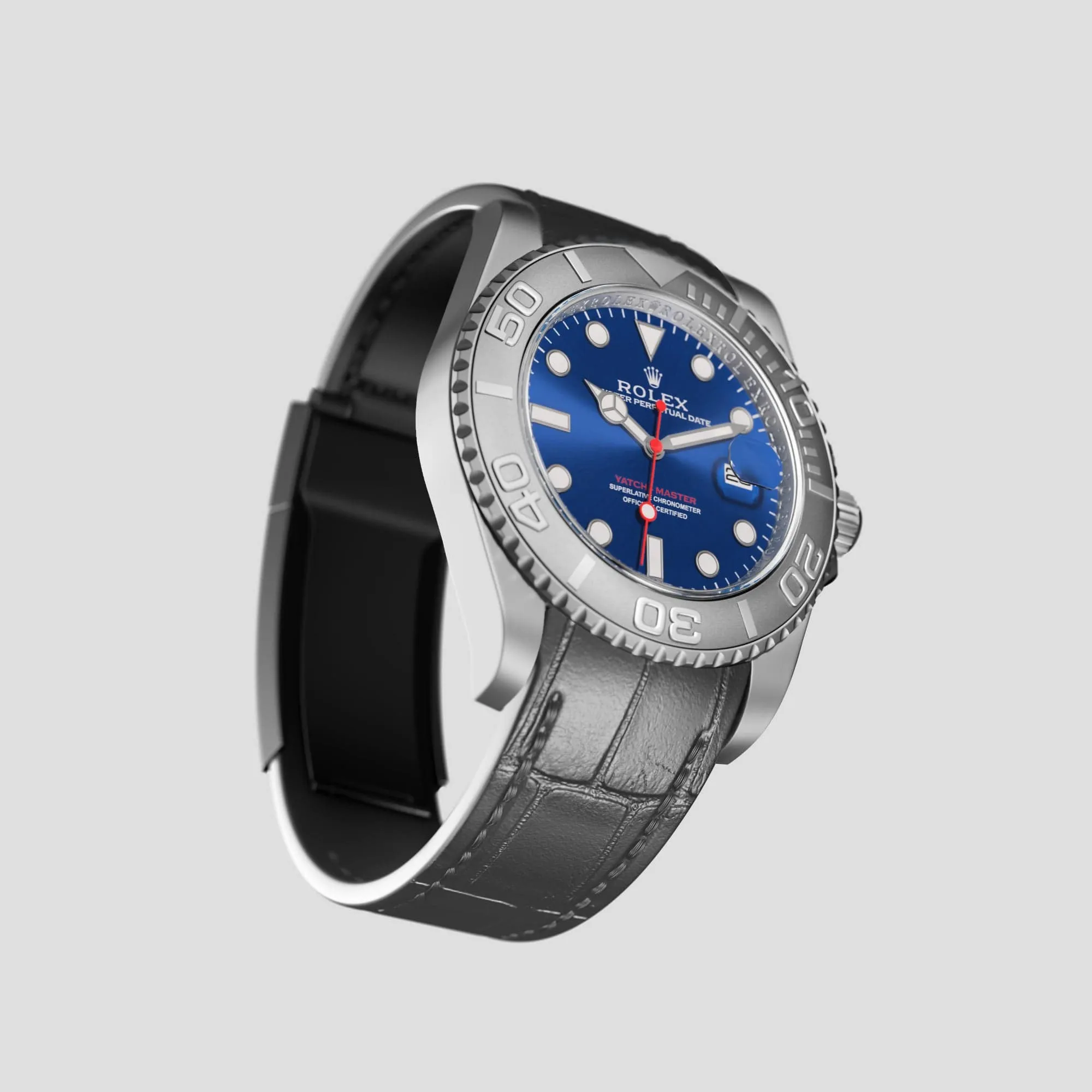 Sport Band For Rolex Yacht-Master 44mm In Alligator