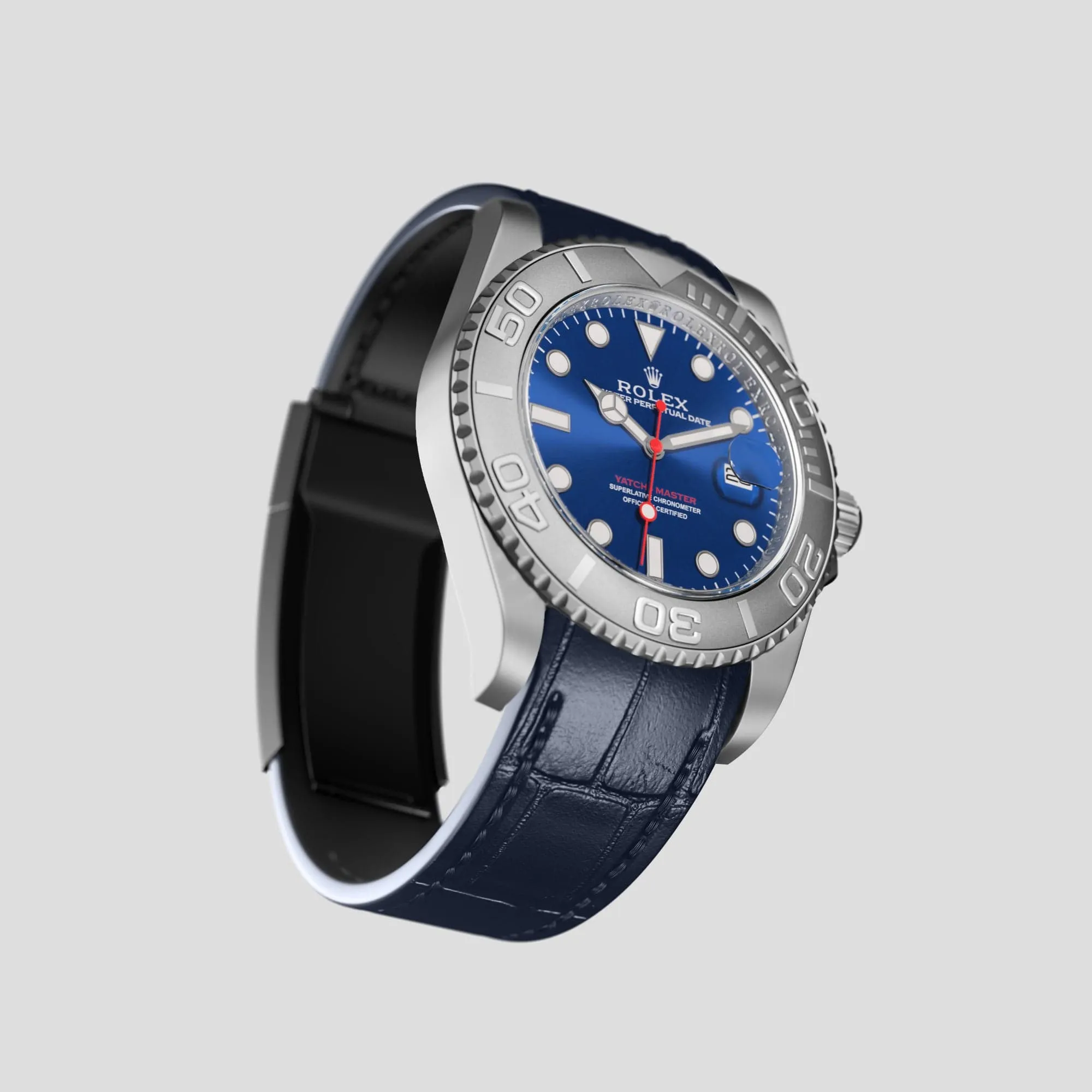 Sport Band For Rolex Yacht-Master 44mm In Alligator