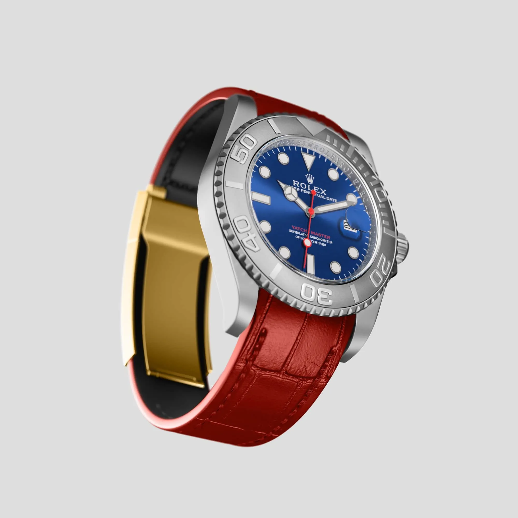 Sport Band For Rolex Yacht-Master 44mm In Alligator